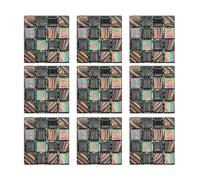 Pegatinas de Azulejos, Adhesivos de mosaico de mármol para azulejos de pared, papel pintado autoadhesivo de PVC, azulejos adhesivos, calcomanías adhesivas (C6,20cm/30 Pcs)