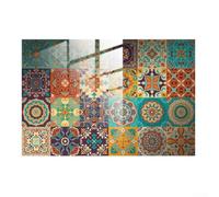 Pegatinas de azulejos marroquíes impermeables para toques creativos para baño y cocina, fácil de aplicar (15 x 15 cm)