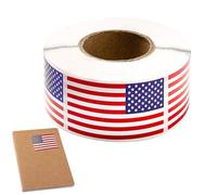 Pegatinas de bandera estadounidense, pegatinas de bandera estadounidense, 250 pegatinas para el Día de los Caídos, pegatinas para coche con bandera de Estados Unidos, pegatinas para ventanas de