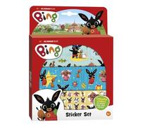 Pegatinas de Bing, 3 hojas de pegatinas con fondo de juego, juguetes creativos - (Cartoys