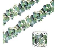 Pegatinas de boda para libro de visitas, pegatinas para boda, frontera de eucalipto, borde, pizarra blanca decorativa para el aula, decoración de comienzo de la escuela para la escuela primaria, la