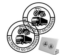 Pegatinas de Botella de Agua | 2 Piezas Calcomanía Impermeable - Pegatina Con Diseño De Camión De 14 Cm Para Automóvil,Para Vehículo SUV Puerta Portátil Botella De Agua