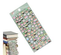 Pegatinas De Burbujas,Juguetes Animados De Animales - Pegatinas Pequeñas Esponjosas Para Diario Y Manualidades - para Cuaderno Estuche de Lápices Tableta de Teléfono Computadora Tarjetas