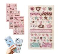 Pegatinas de burbujas | Suministros para Scrapbooking de burbujas | 4 Piezas Pegatinas para Botellas - Para Cuaderno Álbum Tablet Teléfono Botella Agende Diarios Niños Estudiantes