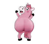 Pegatinas de caballos - Cinta de animales 3D de dibujos animados | Kit de decoración de diario de planificación, suministros de manualidades, suministros de aula, accesorios de arte para niños, kit de