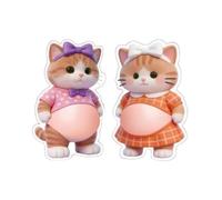 Pegatinas de Caricaturas 2 Unidades Decoración Tema Animales Animados