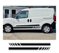 Pegatinas de Coche 2PCS, para Fiat Doblo Cargo Panorama, para Vauxhall, para Opel Combo Camper Van Gráficos Calcomanías de Vinilo Tuning Auto Accessories