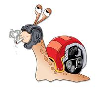 Pegatinas De Coche Caracol,Pegatinas De Coche Caracol,Pegatinas De Parachoques De Calcomanías De Ventana De Coche | Etiqueta engomada de Motocross, pegatinas automotrices de caracol loco,