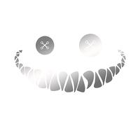 Pegatinas de coche de cara sonriente,Pegatinas decorativas para coche - Pegatinas de camiones para interiores, ventanas de automóviles, portátiles, equipaje, equipaje, pegatinas divertidas para