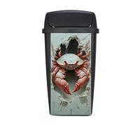 Pegatinas De Contenedor De Ruedas Animales Naranja Impermeable Pvc Autoadhesivas Decorativa Stickers, Pegatinas Para Cubo De Basura Con Ruedas,Refrigeradores, Casas, Jardín 30X70Cm*1