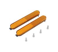 Pegatinas De Correa Reflectante Lateral For Scooter Eléctrico Compatible Con Xiaomi Pro2 1S M365 Accesorios Compatible With Mi3 Decoración De Seguridad Trasera Reflector Nocturno(Yellow)