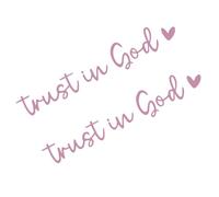 Pegatinas de cristal de vista trasera, pegatinas para ventana de coche, 2 unidades de confianza en vehículos de god para ventanas, pegatinas para coche, accesorios para espejos retrovisores para