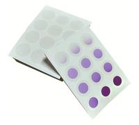 Pegatinas de detección UV, 15 hojas/180 pegatinas reutilizables de recordatorio de protección solar, playa autoadhesiva esencial para la prevención de quemaduras solares