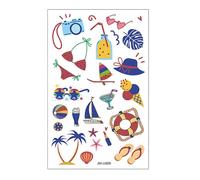 Pegatinas de detección UV, parche de protección solar, alerta UV que cambia de color, monitor de exposición en tiempo real, seguridad al aire libre fácil de usar, para deportes, playa, viajes, camping