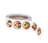 Pegatinas De Diario - Favor De Fiesta Resistente A La Decoloración,Pegatina en Rollo de Jesús Cristiano - para Pared Portátil Teléfono Monopatín Equipaje Guitarra Diario Manualidades Mujeres