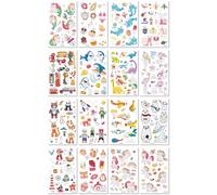 Pegatinas De Dinosaurios Para El Día Del Niño Con Dibujos Animados Que Brillan En La Oscuridad, Resistentes Al Agua Y Al Sudor. 120 * 76mm