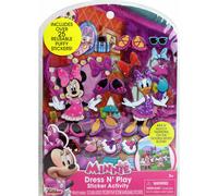 Pegatinas de doble cara reutilizables de Tara Toys Minnie Mouse Stick N Play, 25 unidades