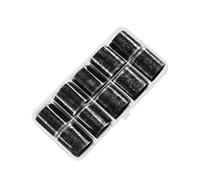 Pegatinas de encaje para uñas: rollos de papel de aluminio autoadhesivos de 19,6 pulgadas, kit de decoración de manicura en y negro, de transferencia de arte fácil de aplicar con acabad