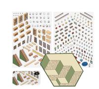 Pegatinas de escena en miniatura 3D: lindo juego de pegatinas de dibujos animados | Apilamiento Pegatinas De Escena Para Niños Adultos, Pegatinas De Cuadernos, Crea Tus Propias Escenas De Habitación