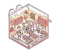 Pegatinas de escenario de la casa, pegatinas para el hogar para el ordenador portátil, hacer una pegatina de scrapbooking de dibujos animados, crea tus propias pegatinas para botellas de agua