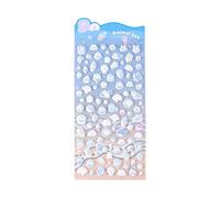 Pegatinas de espuma de dibujos animados para botella de agua, cuaderno, diario, planificador, álbum de recortes, funda para teléfono móvil, pegatinas motivadoras para niños, manualidades con animales