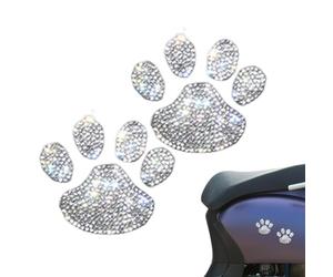Pegatinas De Estampado De La Pata: Calcomanías De Rianas De Crystal, Calcomanías De Auto De Huella De Animales, Estampados Decorativos Brillantes | Marcadores De La Pata De Gato Para Perros Para Parac