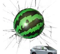 Pegatinas de estilo de coche, diseño de sandía, calcomanía para ventana de carrocería de coche, calcomanías divertidas de broma, calcomanía de pantalla rota, ventana de vidrio creativa, divertido