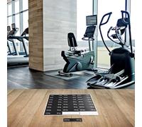 Pegatinas de etiquetas de peso para gimnasio, número de 10 libras a 350 libras y calcomanías de peso fáciles de aplicar para equipos de fitness (10 libras-350 libras)