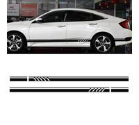 Pegatinas de Falda Lateral de Coche, Pegatinas de Vinilo de Puerta Lateral de Coche, para Audi BMW Ford Hyundai Renault Dacia Kia Subaru Lada Land Rover Mini Auto Stripe DIY Decoración Decal