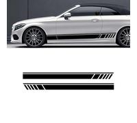 Pegatinas de Falda Lateral de Coche, Pegatinas de Vinilo Lateral de Puerta de Coche, para Benz G Glass G55 G63 AMG W463 G500 Clase G350D Rayas de Coche Calcomanías Decorativas Accesorios