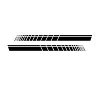 Pegatinas de faldones Laterales de Coche, Pegatinas Laterales de Coche, para VW Golf MK7 Passat B7 B8, para Toyota Yaris C-HR Auto Vinilo Película Accesorios para Coches