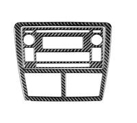 Pegatinas de Fibra de Carbono para el Panel de Control Central del Interior del Coche, Marco de CD, embellecedor (C) para Subaru Impreza