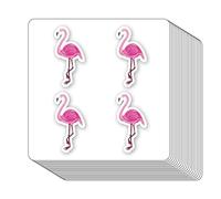 Pegatinas de flamenco de 1 pulgada para álbumes de recortes, arte, manualidades, bricolaje, calendarios, diarios, paquete de 80