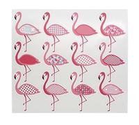 Pegatinas de Flamencos 2 Diseños Juveniles y Veraniegos 4,1x5,9cm | Ideal para Agenda, Regalos, Scrapbooking y Decoración Cosmética
