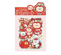 Pegatinas de frutas Kawaii - Mini juego de pegatinas de dibujos animados, etiquetas de vinilo resistentes al agua, sellos decorativos brillantes | Planificador, diario, funda para teléfono portátil