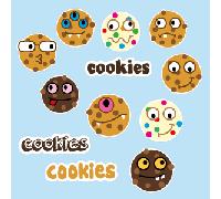 Pegatinas de galletas