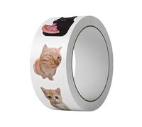 Pegatinas de gatito, rollo de 500 unidades, calcomanías decorativas para diario, álbumes de recortes, proyectos escolares, recuerdos de fiesta, suministros de oficina, cuaderno, laptop, botella de