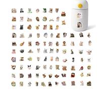 Pegatinas De Gatos Impermeables - Stickers De Vinilo Para Laptop | Calcomanías Resistentes Al Agua Para Botella Y Cuaderno | Adhesivos Decorativos Gatos Auto Y Maleta | Pegatinas Patinetas,