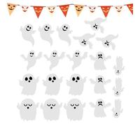 Pegatinas de Halloween Decoración Espeluznante Para Espejos Y Ventanas