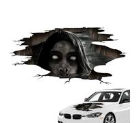 Pegatinas de Halloween Desmontable Horror Chiroptery Decorativo Desmon | Pegatina de pared de Halloween 3D ideal para decoración de centro comercial, tienda, escaparate, hogar y coche Halloween024