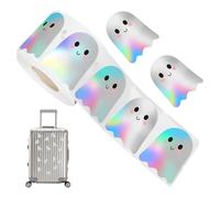 Pegatinas de Halloween Para, pegatinas impermeables, fantasmas, pegatinas para álbumes de recortes, decoraciones holográficas de Halloween para manualidades, libro tarjeta, puerta de pared fiesta