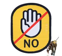 Pegatinas de identidad social para perros, Pegatinas de reconocimiento social para perros, Adhesivo social de mascotas colorido impreso claro de tela, Etiquetas de identificación social