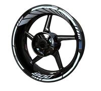 Pegatinas De Llanta Reflectantes Impermeables para Cubo Rueda Motocicleta, Decoración Calcomanía Delantera Y Trasera para BMW F900r(Color 16)