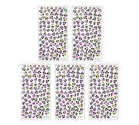 Pegatinas De Maquillaje Para Arte Facial Glamurosas Temporales Seguras La Piel Fácil Eliminación Decoración Corporal Eventos Nocturnos Tatuajes Con Agua