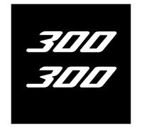 Pegatinas De Motocicleta, Calcomanía Impermeable para SYM Joyride 300 Cruisym 300 Alpha ADX 300, Accesorios, Pegatina 2018-2024(Plata)