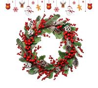 Pegatinas de Navidad para ventanas | Guirnalda extraíble de calcomanías para decoración de fiestas, pegatinas de guirnalda para ventana de cristal, para casa, puerta, baño, dormitorio, cocina