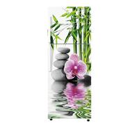 Pegatinas de nevera - Flor guijarros 3617682366941 - Adhesivo brillante - 65 x 160 cm - Ideal para nevera 55 x 160 cm