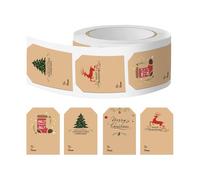 Pegatinas de Nombres de Navidad,300 Piezas De Etiquetas De Nombre De Temporada | Etiquetas De Regalo De Vacaciones - Para Regalos Fiesta Artesanía Adultos Escuela