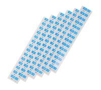 Pegatinas de Notas para Armónica 60 Piezas Azul para 24 y 28 Agujeros