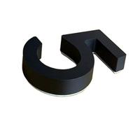 Pegatinas De Números Acrílicos 60mm/2,36 Pulgadas, Placas Puerta Autoadhesivas, Casa Engrosados, 0-9 Señales Digitales for Buzones, 1 Ud(5)